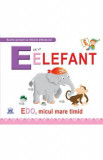 E de la Elefant - Edo, micul mare timid (cartonat)