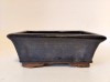 Ghiveci Bonsai Ceramica Albastru M8, 15x10x6cm, Decorativ