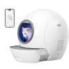 Litieră mare SMART cu sistem de curățare automată UV pentru pisici cu control