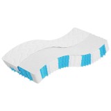 VidaXL Saltea cu arcuri buzunare Single Size fermitate medie 90x190 cm