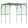 Outsunny Grilaj din oțel de introdus rezistent la rugină suport pentru plante cățărătoare spalier 223 x 223 x 223 cm arcadă pentru trandafiri Verde |