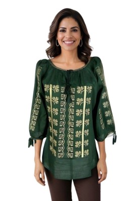 Bluza dama RS25 verde/bej , marimea 2XL foto