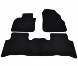 Covorase mocheta Renault SCENIC 2 6/2003-8/2009 Negru, set de 3 bucati