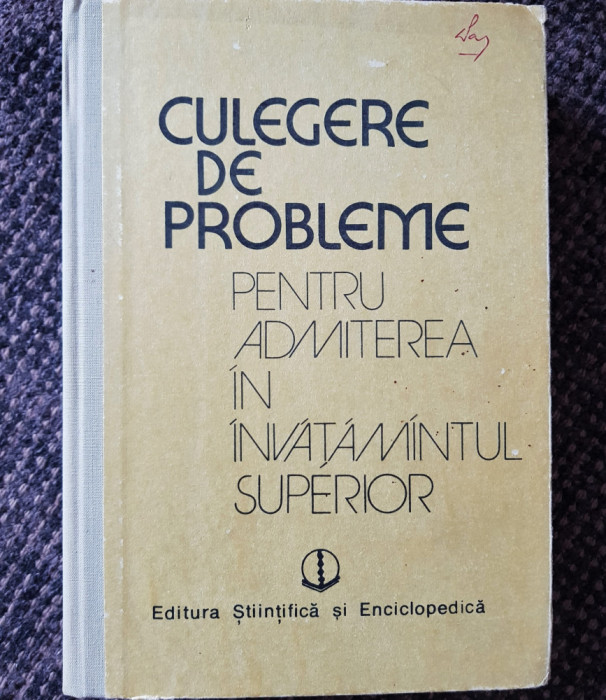 V. Br&icirc;nzănescu - Culegere de probleme rezolvate 1989