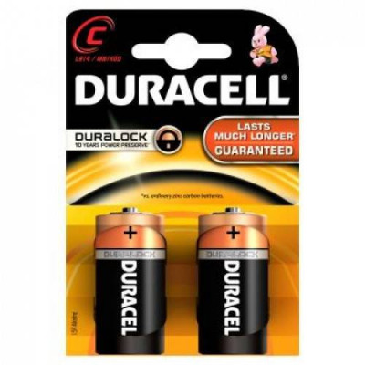 Baterii alcaline baby C R14 Duracell Simply foto