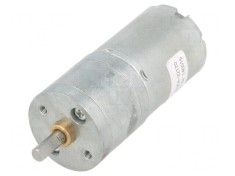 Motor DC 6V 2,4A cu Transmisie Metalică 75:1 și Ax Crestătură D