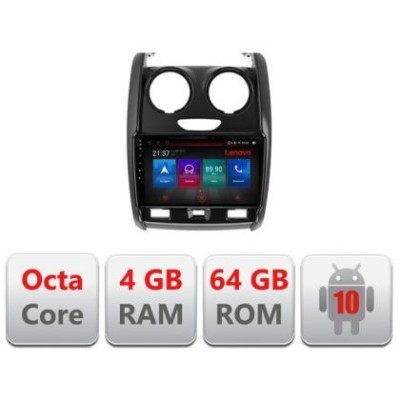 Navigatie Dacia Duster 2012-2019 E-157 Octa Core cu Android Radio Bluetooth Internet GPS WIFI DSP 4+64GB 4G CarStore Technology foto