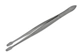 Penseta pentru timbre cu varful patrat drept de 120 mm sau 155 mm nichelata sau aurie Nichelata - 155mm