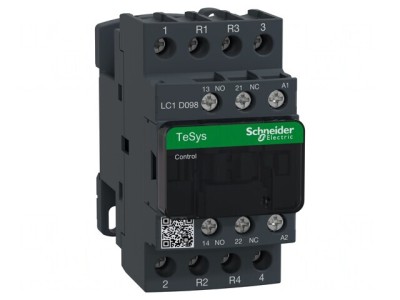 Contactor 4-Poli cu 2 NC și 2 NO, Contacte Auxiliare NC și NO foto
