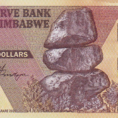 Bancnota Zimbabwe 50 Dolari 2020 - PNew UNC