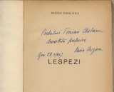 Maria Vergora - Lespezi, cu dedicație pentru poetul Traian Chelaru (Chelariu)
