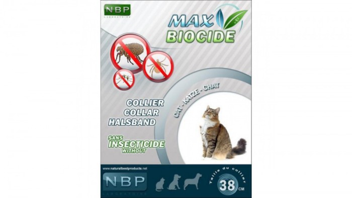 Zgarda antiparazitara pentru pisici, Max Biocide, 38cm, Global Pet 