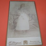 Cumpara ieftin FOTO FEMEIE ANII 1900 VECHI PE CARTON GROS 10 / 7 CM DE COLECTIE RARA!