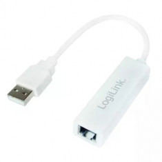 Adaptor Logilink UA0144B, USB 2.0 - RJ45