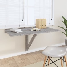 Gossi masa de perete plianta gri sonoma 100x60x56 cm lemn compozit