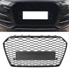 Grila Audi A6 C7 Facelift (2015-2018) RS Look Negru Lucios, Fara Camera, Tuning Exterior