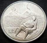 Cumpara ieftin Moneda exotica 2 LIRE - SAN MARINO, anul 1976 * cod 5245 = UNC