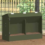 vidaXL Urmărire pentru iepuri Verde măsliniu 64.5 x 25.5 x 45.5 cm 874595