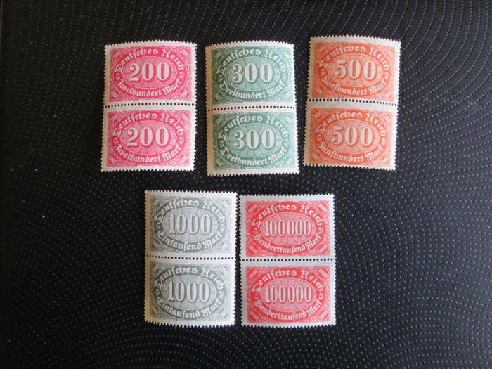 GERMANIA BLOCURII NESTAMPILATE=85