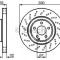 Disc frana MERCEDES S-CLASS Cupe (C215) (1999 - 2006) BOSCH 0 986 478 470
