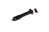 Set aplicator silicon cu 5 capete si razuitor, 19x6 cm, plastic/cauciuc, negru, indepartare si aplicare silicon