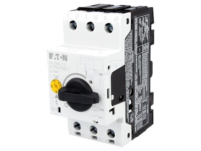 &Icirc;ntrerupător Motor 0,75kW 220-690V pentru Șină DIN IP20