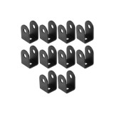10 bucăți suport &icirc;n formă de U pentru panouri de 1 inch, suporturi &icirc;n formă de U pentru uși, pereți despărțitori, st&acirc;lpi