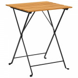 vidaXL Masă de bistro, 55 x 54 x 71 cm, lemn masiv de acacia