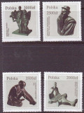 Polonia 1992 - Sculptura 4v.neuzat,perfecta stare(z), Nestampilat