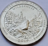 25 cents / quarter 2019 USA, Idaho, River of no return, unc, litera P, America de Nord