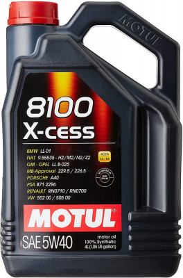 Ulei Motor Motul 8100 X-Cess 5W-40 4L 104256 foto