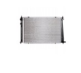 Radiator intercooler Hyundai H-20100 1997-2000, H-200 1998-2007, Satellite 1998-2007, 650x445x23mm, RapidAuto 406208A1, Rapid