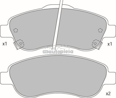 Set placute frana,frana disc HONDA CR-V III (RE) (2006 - 2012) KRIEGER 0950006394 foto