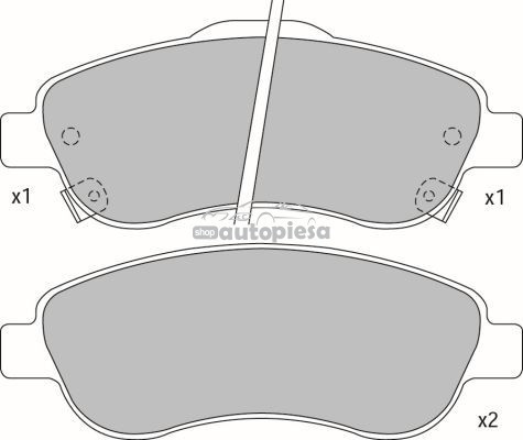 Set placute frana,frana disc HONDA CR-V III (RE) (2006 - 2012) KRIEGER 0950006394