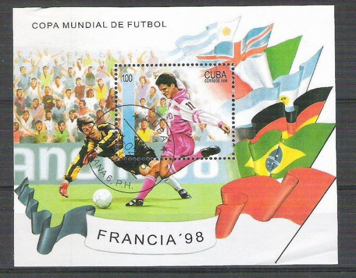Cuba 1988 Sport, perf. sheet, used AA.052