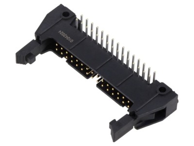 Conector IDC soclu tată 30 PIN 90&amp;deg; cu ejector lung foto