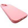 Husa silicon TPU Matte roz deschis pentru Apple iPhone 15