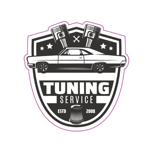 Abtibild TAG RETRO TUNING SERVICE Cod: TAG 019 / T2 Automotive TrustedCars