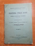 Selectiunea vitelor bovine - mosia darabani codreni dorohoi - din anul 1908