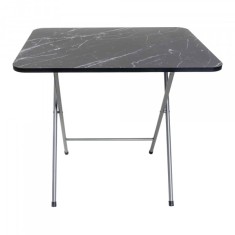 Masa plianta blat MDF negru 60x80x70cm Zilan ZLN6975 foto
