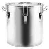 Bidon alimentar inoxidabil cu &icirc;nchidere metalica 40 litri Handy KitchenServ