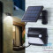 Corp Iluminat Exterior Tip Aplica LED Cu Senzor De Miscare Si Panou Solar Detasabil