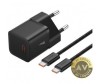 Incarcator Retea Cu Cablu USB-C Baseus GaN5 20W 3A 1 x USB-C Negru P10110900113-00