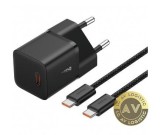 Incarcator Retea Cu Cablu USB-C Baseus GaN5 20W 3A 1 x USB-C Negru P10110900113-00