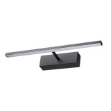 Lampa LED Erste Picture 40cm 9W IP44 Negru Mat - Iluminat Modern Tablouri și Oglinzi Baie, Lumină Neutră 4000K pentru Design Interior Elegant