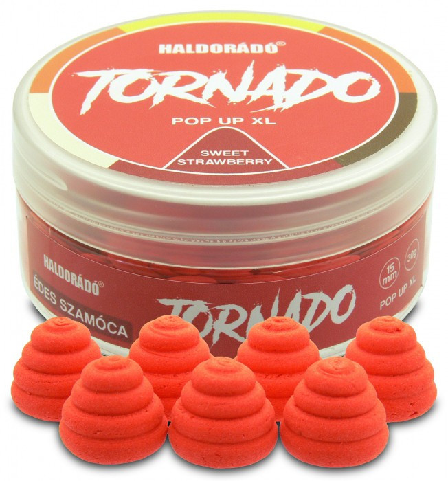 Haldorado - Momeala flotanta Tornado Pop Up XL 15mm - Capsuni