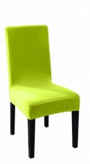 Set 4 huse scaun universale, elastice pentru scaune VERDE FISTIC foto