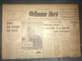 ZIARUL ROMANIA LIBERA 13 APRILIE 1966 OPTIMILE CUPEI ROMANIEI LA FOTBAL