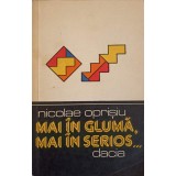 MAI IN GLUMA, MAI IN SERIOS... AMUZAMENTE MATEMATICE-NICOLAE OPRISIU-232715