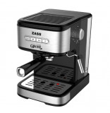Espressor de cafea Zass ZEM 03, presiune 20 bari, 1,5 litrii, panou iluminat, dispozitiv spumare, 2 filtre - RESIGILAT